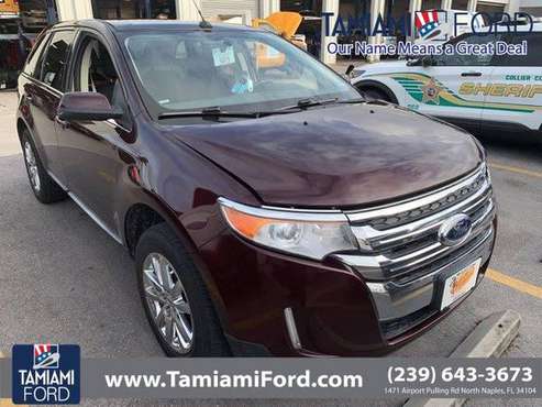 2011 Ford Edge Bordeaux Reserve Red Metallic Call Now and Save Now!... for sale in Naples, FL