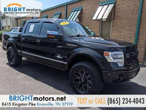 2013 Ford F-150 F150 F 150 Platinum SuperCrew 6.5-ft. Bed 4WD... for sale in Knoxville, TN