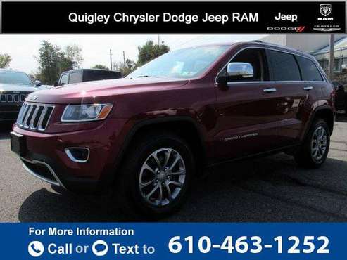 2015 Jeep Grand Cherokee Limited hatchback Deep Cherry Red Crystal for sale in Boyertown, PA