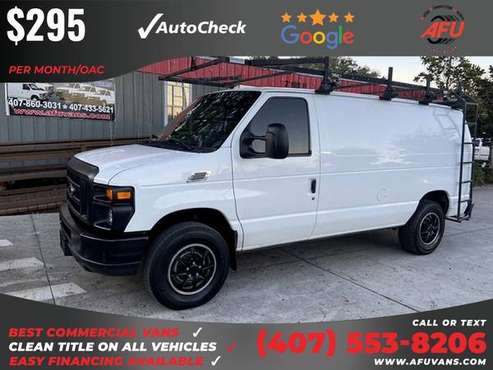 295/mo - 2012 Ford E350 E 350 E-350 Super Duty Cargo Van 3D 3 D 3-D for sale in Kissimmee, FL