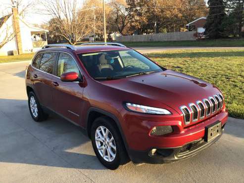 Red 2016 Jeep Cherokee Latitude (70,000 Miles) - cars & trucks - by... for sale in Dallas Center, IA