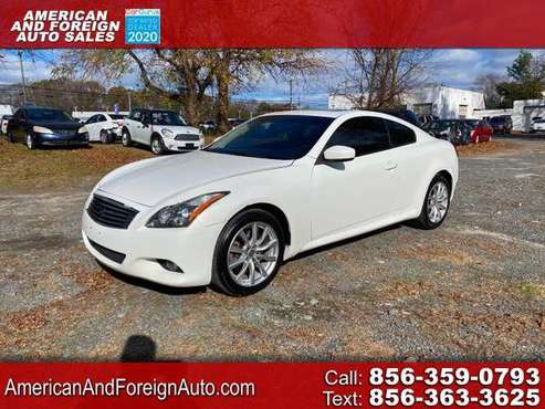 2012 Infiniti G37 Coupe 2dr x AWD - cars & trucks - by dealer -... for sale in Delanco, DE