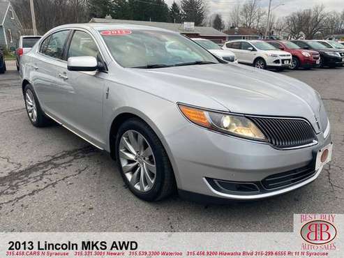 2013 LINCOLN MKS AWD! TOUCH SCREEN! SUNROOFS! HEATED LEATHER!!! -... for sale in N SYRACUSE, NY