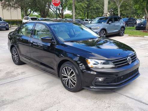 2018 *Volkswagen* *Jetta* BLACK - cars & trucks - by dealer -... for sale in Coconut Creek, FL