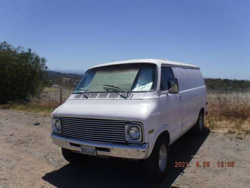 Classic Dodge B-100 Bowling Ball Sleeper Van - - by for sale in Santa Barbara, CA