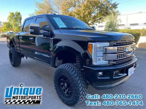 2017 FORD F-250 CREW CAB PLATINUM TRUCK ~ LIFTED ~ 6.7 DIESEL ~ REA... for sale in Tempe, NM