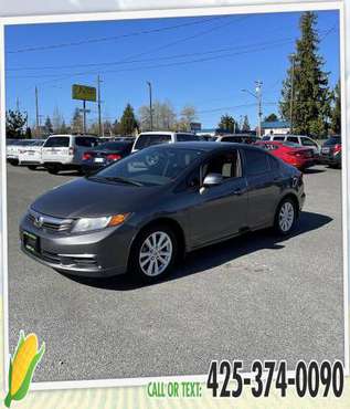 2012 Honda Civic EX - GET APPROVED TODAY! - - by for sale in Everett, WA