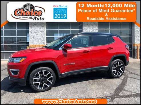 2017 Jeep Compass Limited Jeep Compass $799 DOWN DELIVER'S ! - cars... for sale in ST Cloud, MN