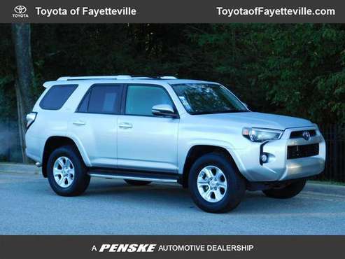 2018 *Toyota* *4Runner* *SR5 Premium 4WD* SILVER for sale in Fayetteville, AR