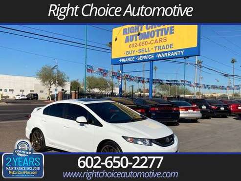 2013 Honda Civic sedan SI, 6 speed manual, 2 OWNER CLEAN CARFAX LOW... for sale in Phoenix, AZ