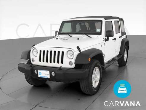 2017 Jeep Wrangler Unlimited Sport SUV 4D suv White - FINANCE ONLINE... for sale in Oakland, CA