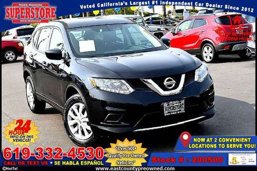 2016 NISSAN ROGUE S SUV-EZ FINANCING-LOW DOWN! - cars & trucks - by... for sale in El Cajon, CA