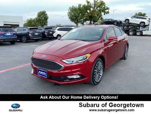 2017 Ford Fusion SE - cars & trucks - by dealer - vehicle automotive... for sale in Georgetown, TX