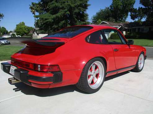 1985 Porsche Red/Red No Sunroof US Carrera Coupe for sale in Sacramento, CO