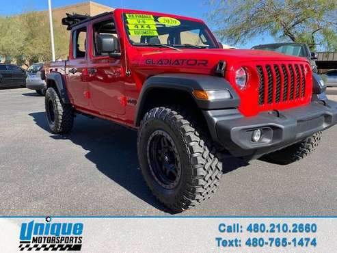2020 JEEP GLADIATOR SPORT ~ LEVELED~ LOW MILES ~ READY TO GO! - cars... for sale in Tempe, AZ