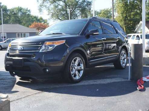 2013 *Ford* *Explorer* *4WD 4dr Limited* Tuxedo Blac for sale in Muskegon, MI