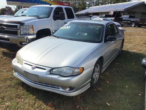 2002 Chevy Monte Carlo SS - cars & trucks - by dealer - vehicle... for sale in Ballston Spa, NY
