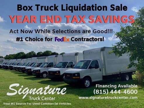 Box Truck Liquidation Tax Savings Event for sale in Peoria, IL