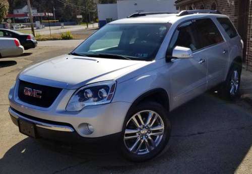 2010 GMC Acadia SLT - AWD Silver Low Miles Loaded 3rd Row Chrome -... for sale in New Castle, PA