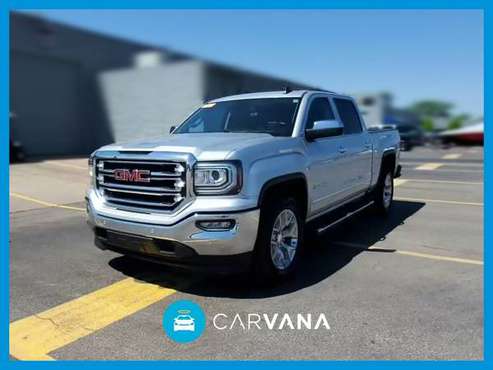 2018 GMC Sierra 1500 Crew Cab SLT Pickup 4D 5 3/4 ft pickup Silver for sale in Valhalla, NY