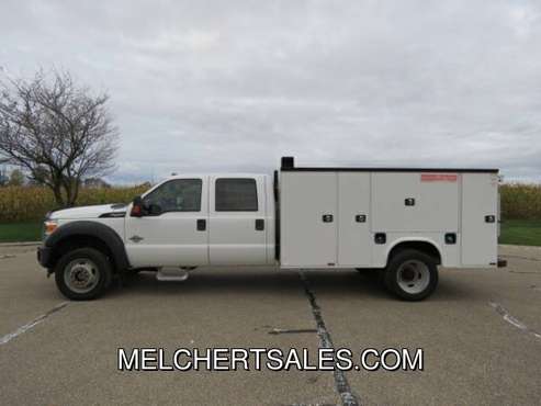 2015 FORD F450 CREW CAB CHASSIE DRW DIESEL 4WD ONLY 79K MILES... for sale in Neenah, WI
