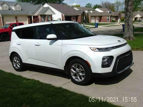2020 Kia Soul-S-2, 281 Miles-White for sale in Indianapolis, IN
