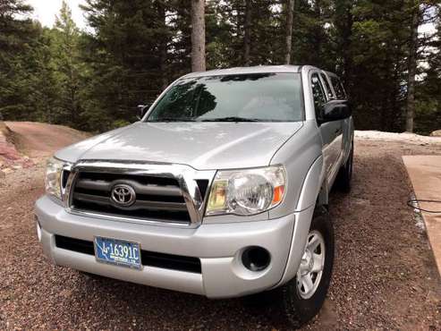 2009 Toyota Tacoma Access Cab with new camper shell for sale in Seeley Lake, MT
