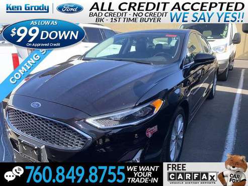 2019 Ford Fusion Energi Titanium - cars & trucks - by dealer -... for sale in Carlsbad, CA