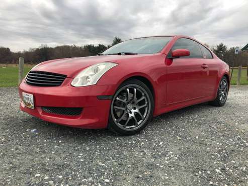 2007 Infiniti G35 Sport 6MT Laser Red + Extra Parts - cars & trucks... for sale in Laurel, District Of Columbia