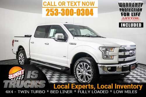 2017 Ford F-150 LARIAT 4x4 4WD F150 SuperCrew PICKUP TRUCK - cars &... for sale in Sumner, WA