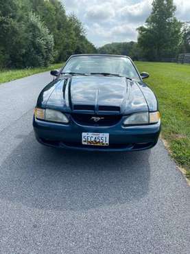 1996 Ford Mustang v8 Convertible - cars & trucks - by dealer -... for sale in Frederick, MD