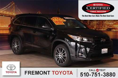 *2018* *Toyota* *Highlander* *SE* - cars & trucks - by dealer -... for sale in Fremont, CA