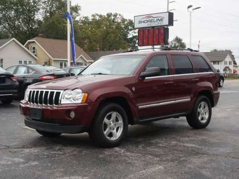 2007 *Jeep* *Grand Cherokee* *4WD 4dr Limited* Red R for sale in Muskegon, MI