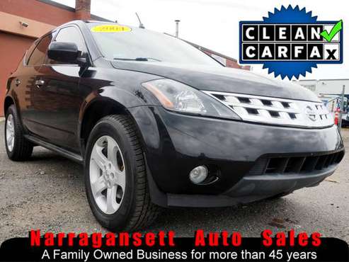 2004 Nissan Murano SL AWD Black on Black Full Power Super Clean for sale in West Warwick, MA