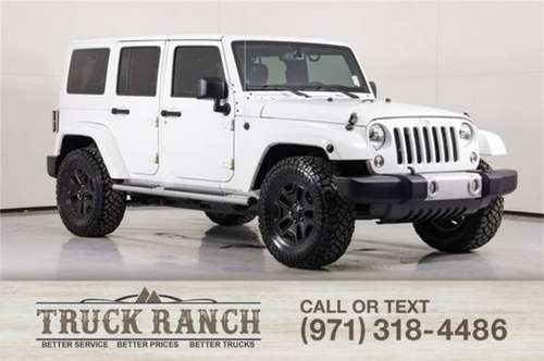 2014 Jeep Wrangler Unlimited Unlimited Sahara - cars & trucks - by... for sale in Hillsboro, WA