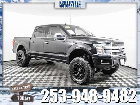 *ONE OWNER* Lifted 2018 *Ford F-150* Platinum FX4 4x4 - cars &... for sale in PUYALLUP, WA