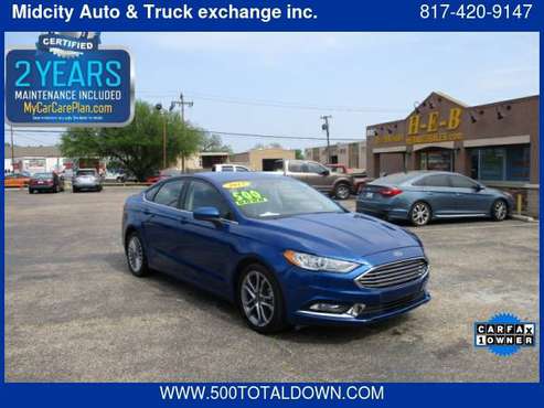 2017 Ford Fusion S FWD 500totaldown com low monthly pymts all for sale in Haltom City, TX