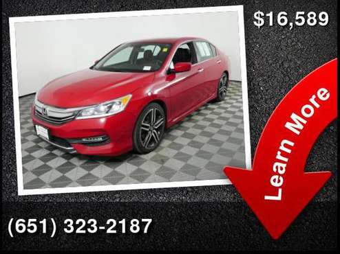 2017 Honda Accord - cars & trucks - by dealer - vehicle automotive... for sale in Inver Grove Heights, MN