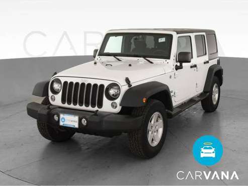 2015 Jeep Wrangler Unlimited Sport S SUV 4D suv White - FINANCE... for sale in Annapolis, MD