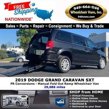 2019 Dodge Grand Caravan SXT Wheelchair Van FR Conversions - Manual... for sale in LAGUNA HILLS, AZ