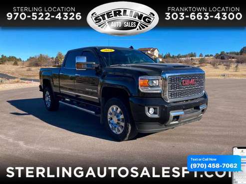 2019 GMC Sierra 2500HD 4WD Crew Cab 153.7 Denali - CALL/TEXT TODAY!... for sale in Sterling, CO