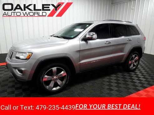 2015 Jeep Grand Cherokee 4WD 4dr Limited hatchback Silver - cars &... for sale in Branson West, AR