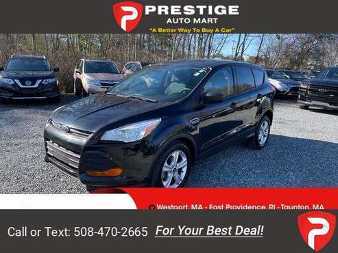 2015 Ford Escape S suv Black - cars & trucks - by dealer - vehicle... for sale in Westport , MA