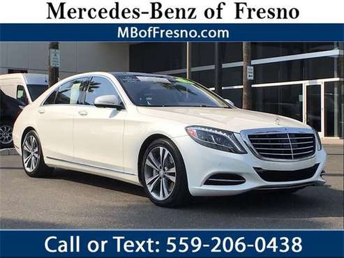 2017 Mercedes-Benz S-Class S 550 - cars & trucks - by dealer -... for sale in Fresno, CA
