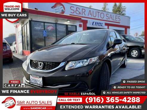 2013 Honda Civic LX Sedan 4D 4 D 4-D PRICED TO SELL! for sale in Sacramento , CA
