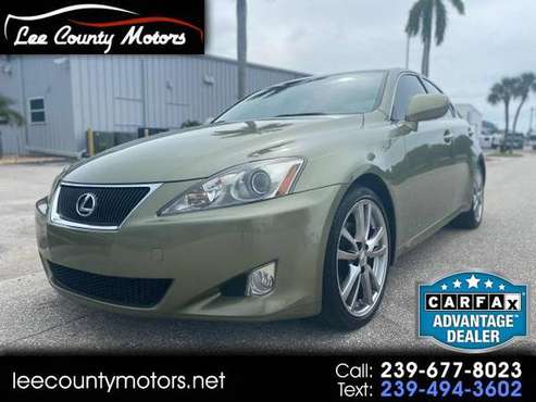2008 Lexus IS 250 4dr Sport Sdn Auto - cars & trucks - by dealer -... for sale in Cape Coral, FL