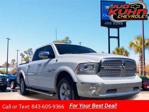 2014 Ram 1500 Laramie pickup White - cars & trucks - by dealer -... for sale in Little River, SC