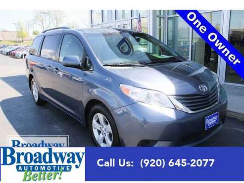 2016 Toyota Sienna mini-van L - Toyota Blue - - by for sale in Green Bay, WI
