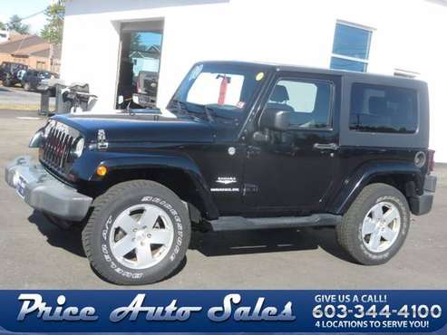 2010 Jeep Wrangler Sahara 4x4 2dr SUV Fully Serviced!! - cars &... for sale in Concord, MA
