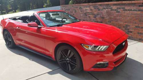 2016 Ford Mustang Ecoboost Premium Convertible - cars & trucks - by... for sale in Sherrills Ford, NC